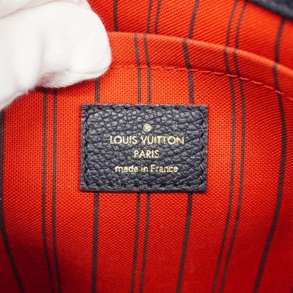 Louis Vuitton Handbag Monogram Empreinte Montaigne BB Marine Rouge 2-Way Bag — view 5