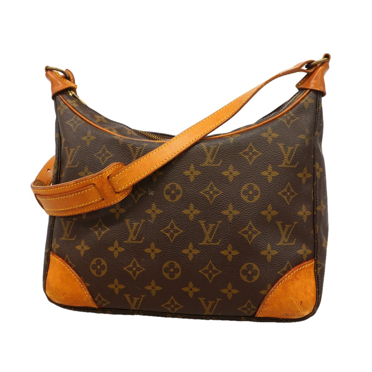 Louis Vuitton Shoulder Bag Monogram Boulogne 30 Brown