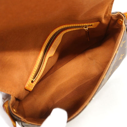 Louis Vuitton Shoulder Bag Monogram Mini Looping Brown — view 4