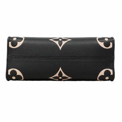 Louis Vuitton Handbag Monogram Empreinte Bicolor on the Go PM Black Beige 2-Way — view 3