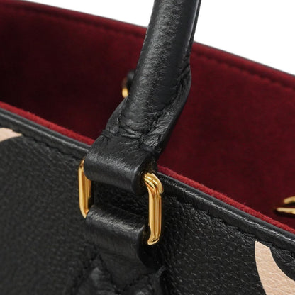 Louis Vuitton Handbag Monogram Empreinte Bicolor on the Go PM Black Beige 2-Way — view 7