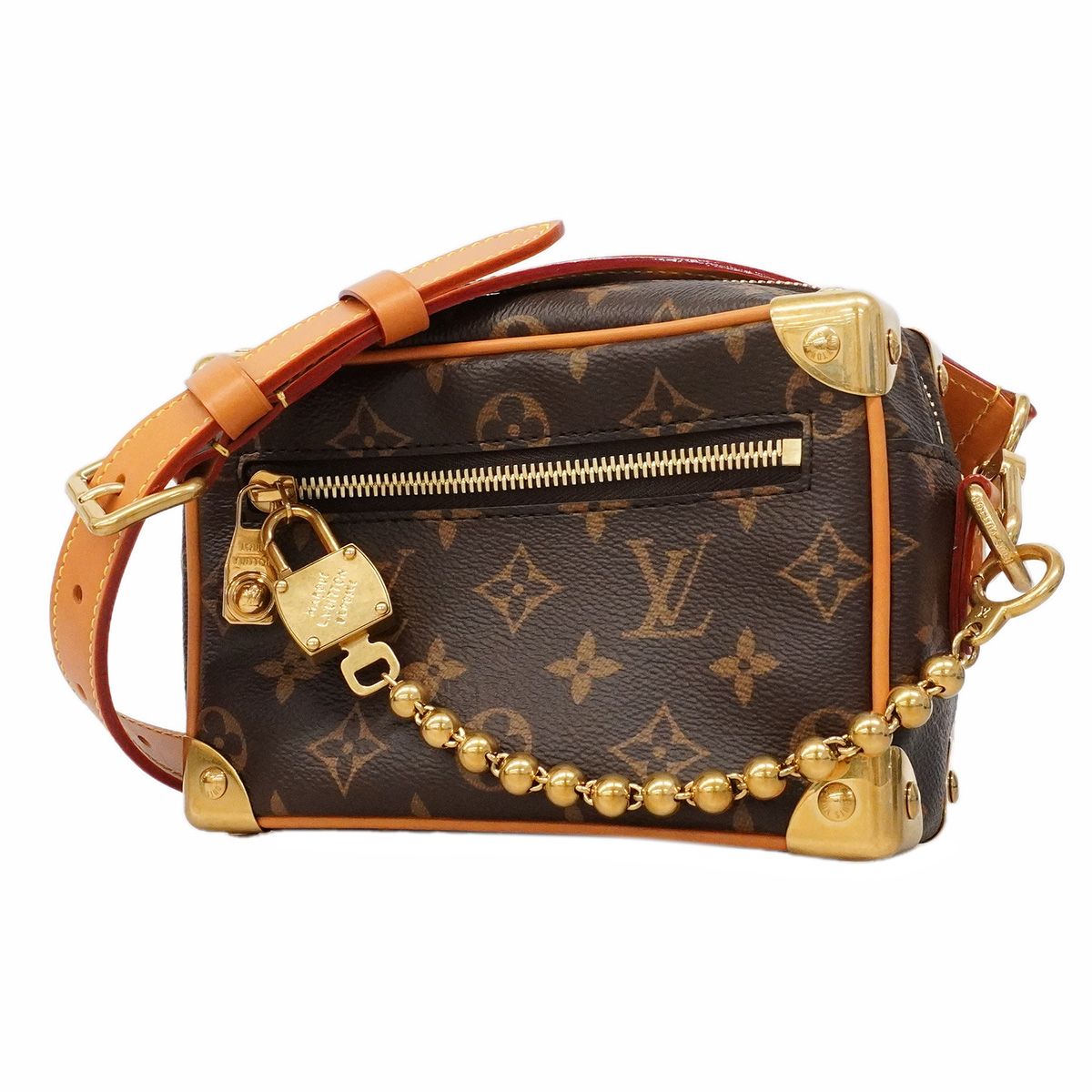 Louis Vuitton Shoulder Bag Monogram Archive Mini Soft Trunk Brown