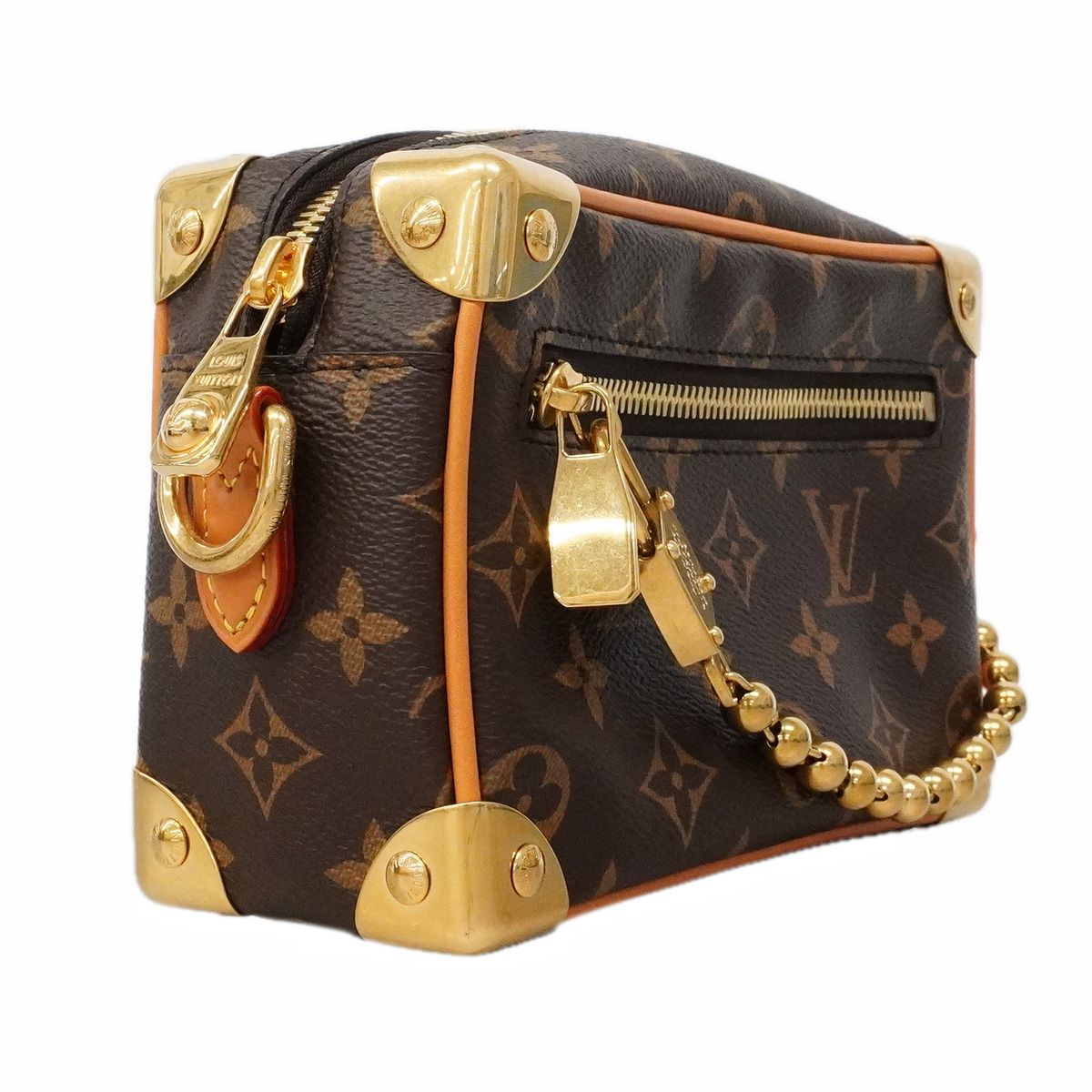 Louis Vuitton Shoulder Bag Monogram Archive Mini Soft Trunk Brown — view 2
