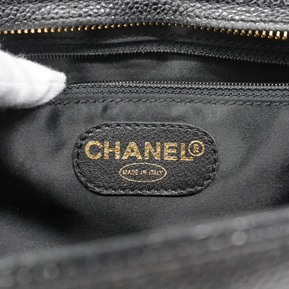 Chanel Handbag Caviar Leather Black Gold — view 5