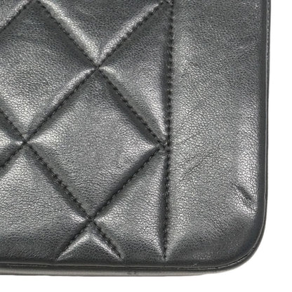 Chanel Shoulder Bag Diana Lambskin Black Gold — view 8