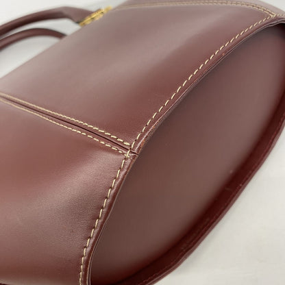 Cartier Handbag Must Leather Bordeaux Gold — view 8