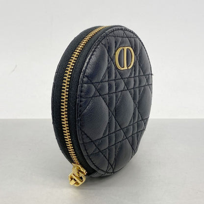 Dior Shoulder Bag Cannage Leather Black Gold — view 2