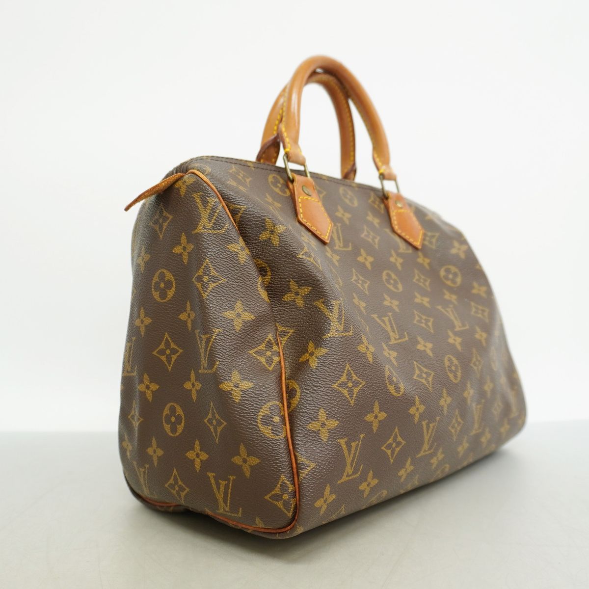 Louis Vuitton Handbag Monogram Speedy 30 Brown — view 2