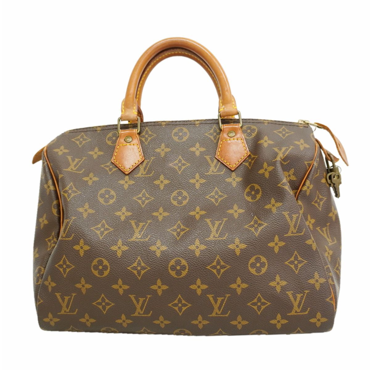 Louis Vuitton Handbag Monogram Speedy 30 Brown
