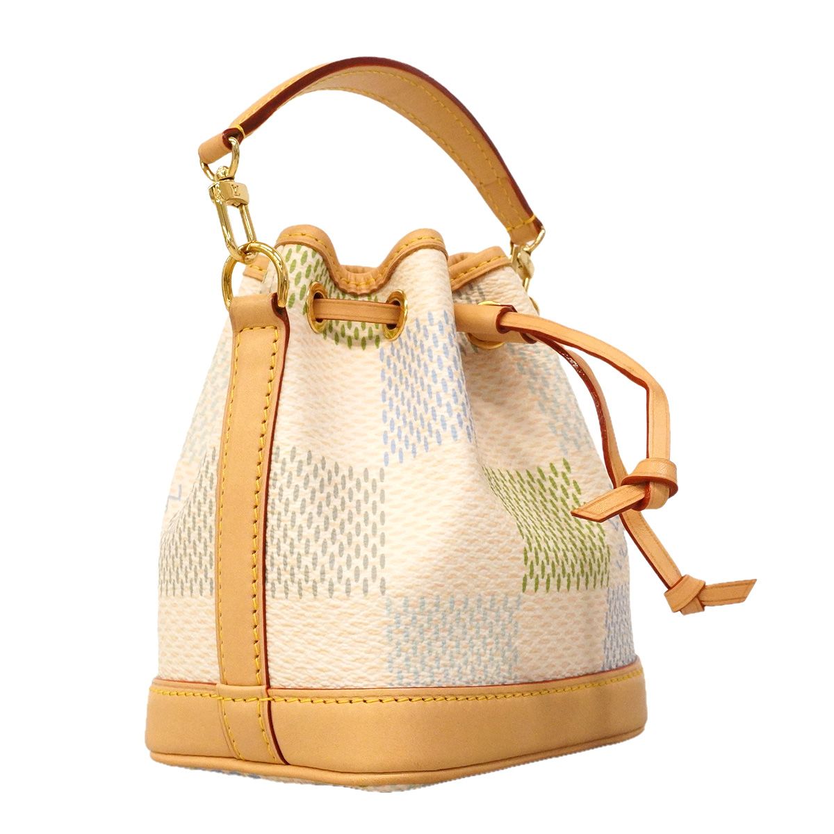 Louis Vuitton Handbag Damier Licious Nano Noe Pistachio Green 2-Way Bag — view 2