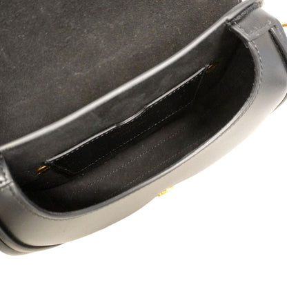 Dior Shoulder Bag Bobbi Leather Black Gold — view 4