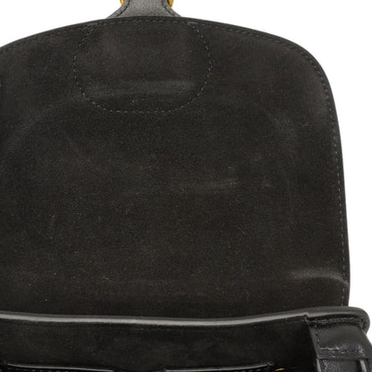 Dior Shoulder Bag Bobbi Leather Black Gold — view 8