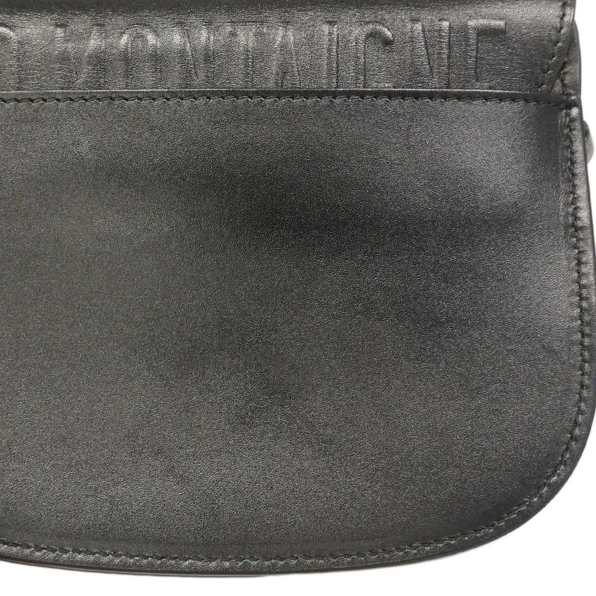Dior Shoulder Bag Bobbi Leather Black Gold — view 6