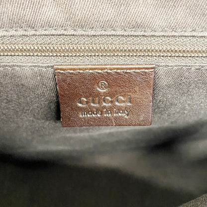 Gucci Handbag Denim Brown Silver — view 5