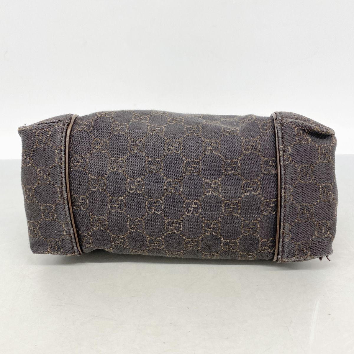 Gucci Handbag Denim Brown Silver — view 3