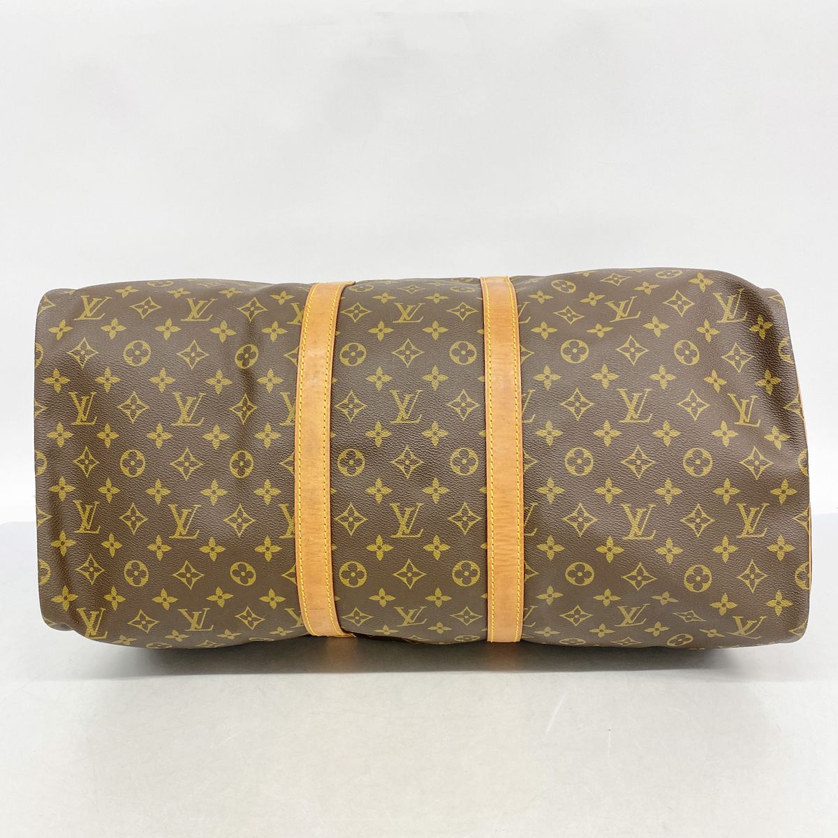 Louis Vuitton Boston Bag Monogram Keepall Bandouliere 55 Brown — view 3