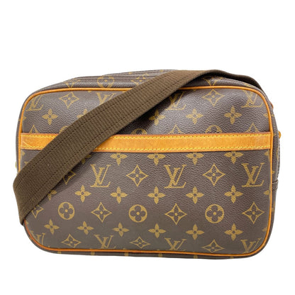 Louis Vuitton Shoulder Bag Monogram Reporter PM Brown