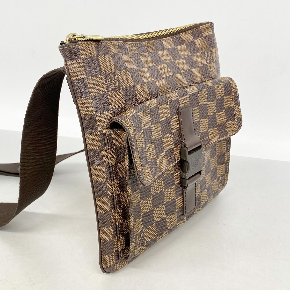 Louis Vuitton Shoulder Bag Damier Pochette Melville Ebene — view 2