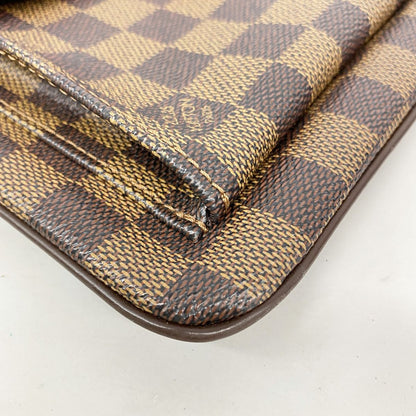 Louis Vuitton Shoulder Bag Damier Pochette Melville Ebene — view 6