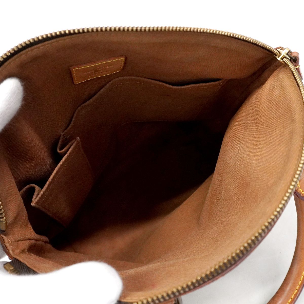 Louis Vuitton Handbag Monogram Lockit Brown — view 4