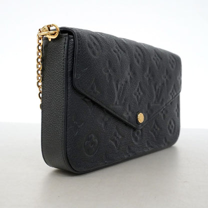 Louis Vuitton Wallet on Chain Monogram Empreinte Pochette Felicie Noir Shoulder — view 2
