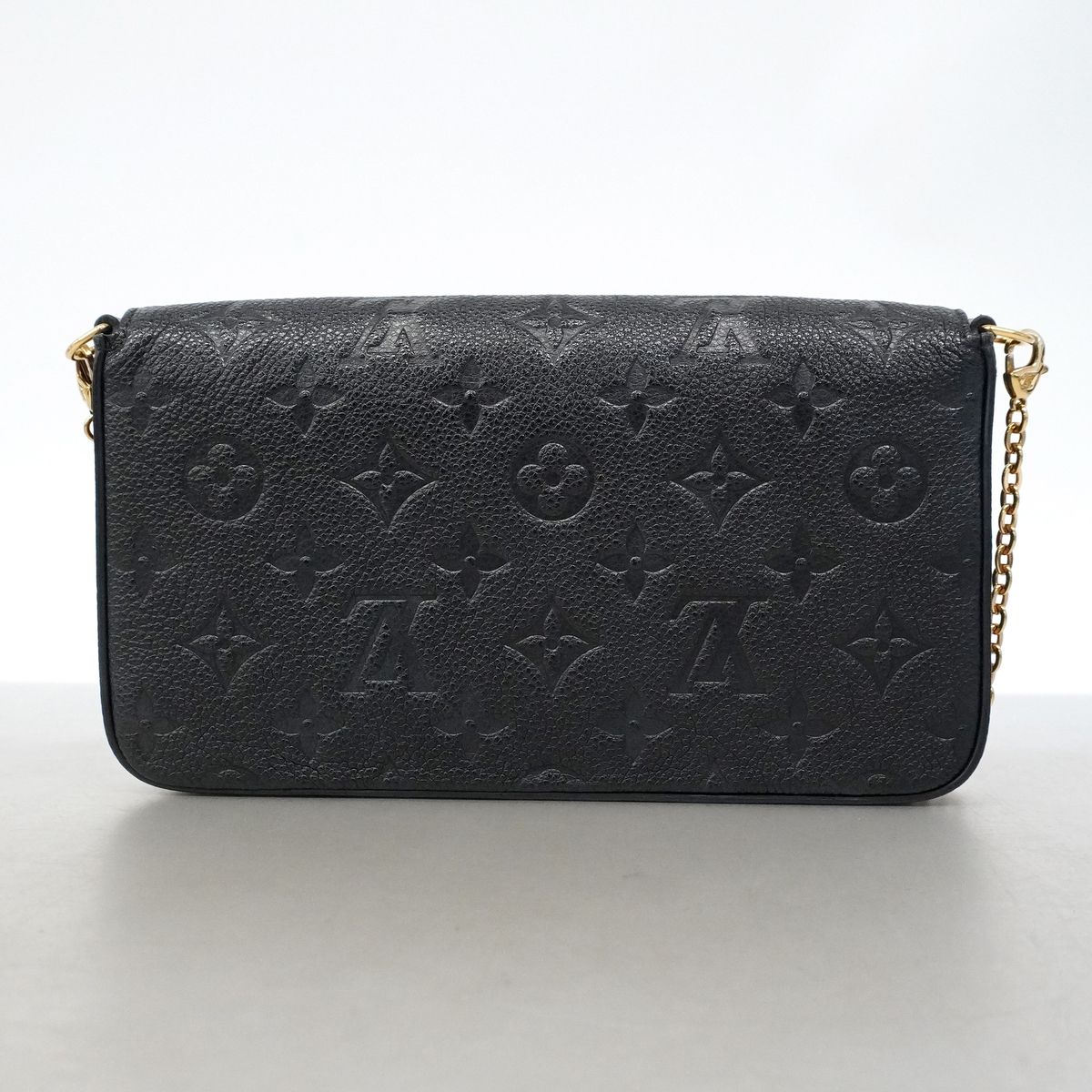 Louis Vuitton Wallet on Chain Monogram Empreinte Pochette Felicie Noir Shoulder — view 8
