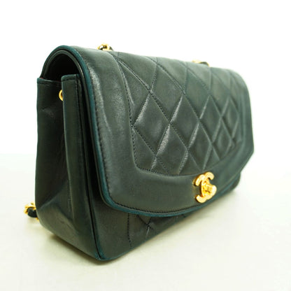 Chanel Shoulder Bag Diana Lambskin Black Gold — view 2