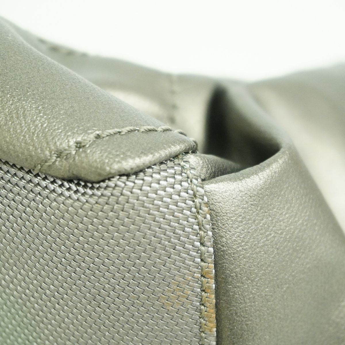 Chanel Shoulder Bag Paris Biarritz Gray Silver — view 6
