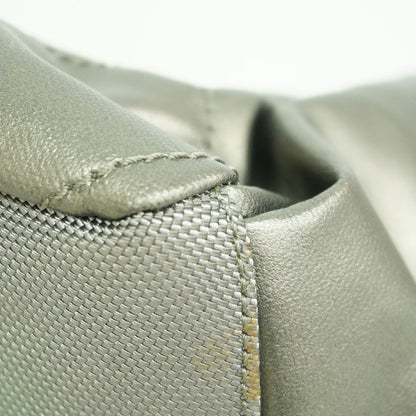 Chanel Shoulder Bag Paris Biarritz Gray Silver — view 6