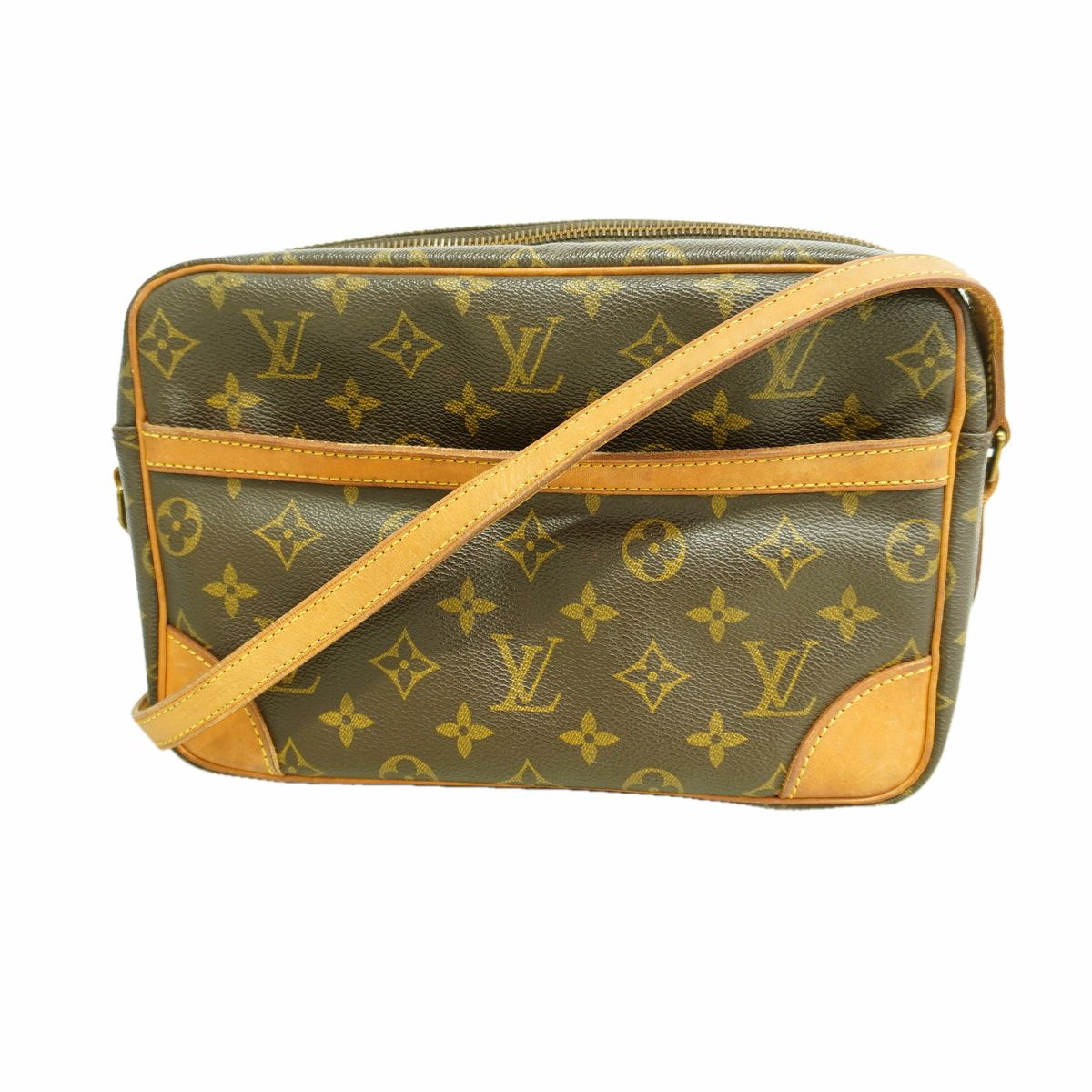 Louis Vuitton Shoulder Bag Monogram Trocadero 27 Brown