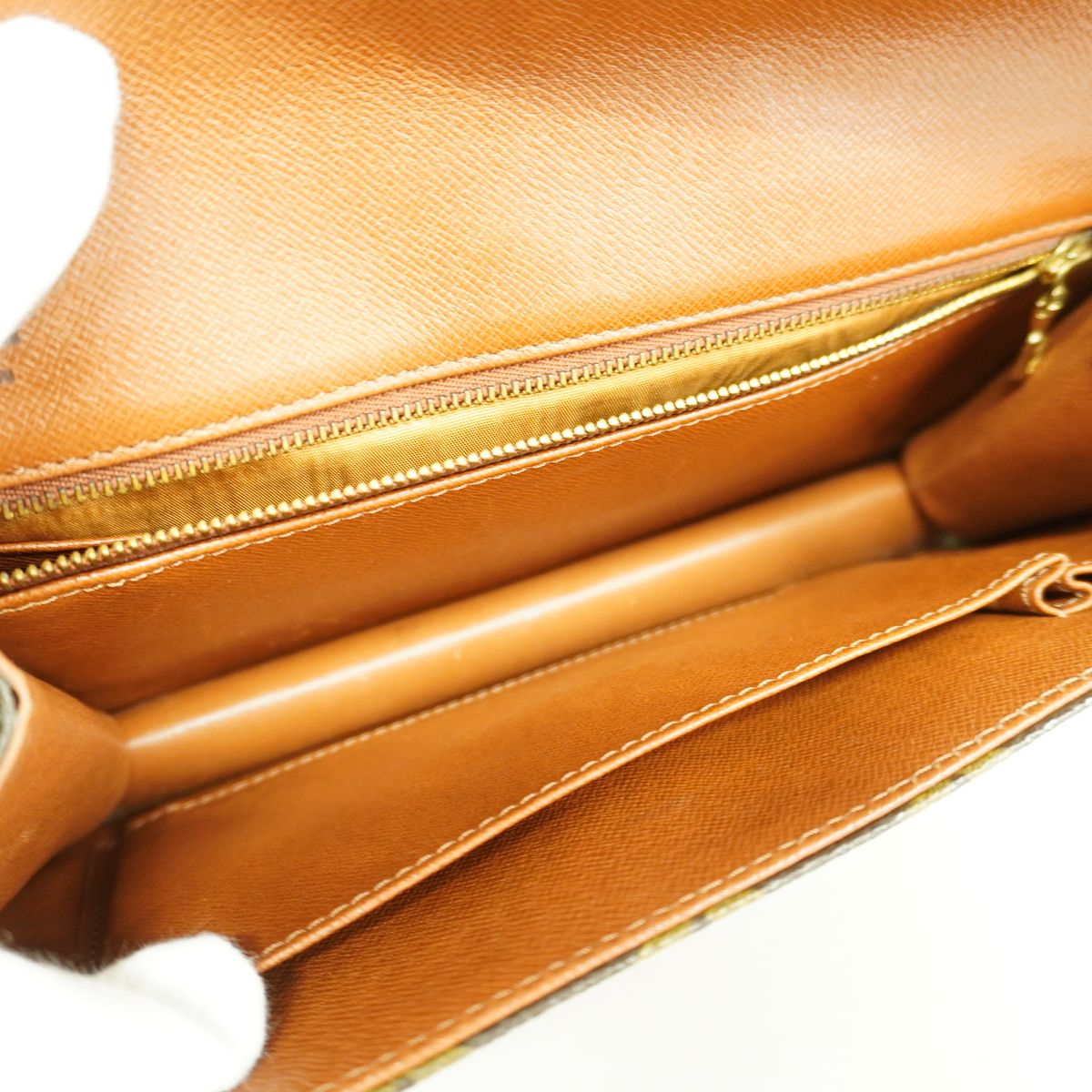 Louis Vuitton Clutch Monogram Pochette Dam PM Brown — view 4