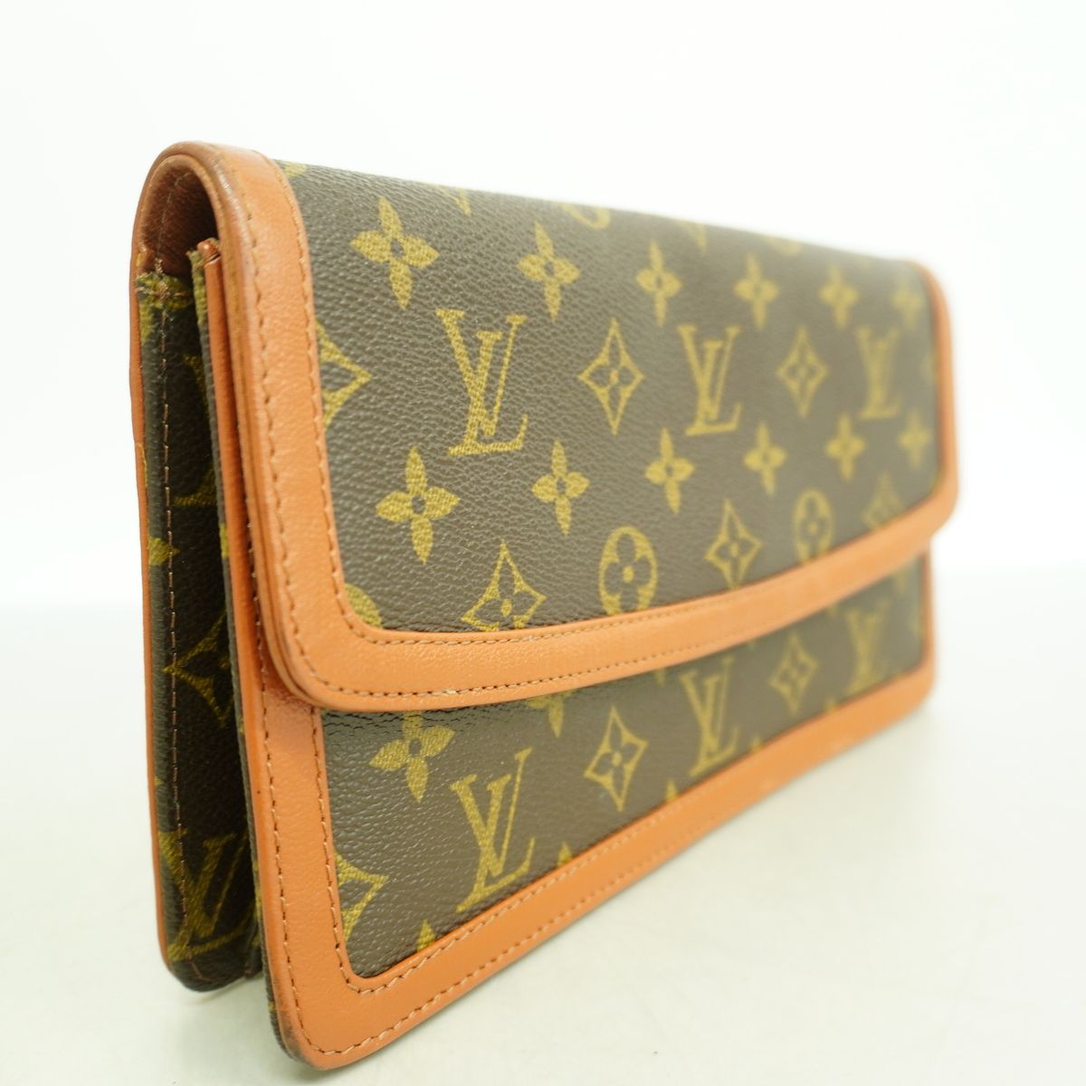 Louis Vuitton Clutch Monogram Pochette Dam PM Brown — view 2