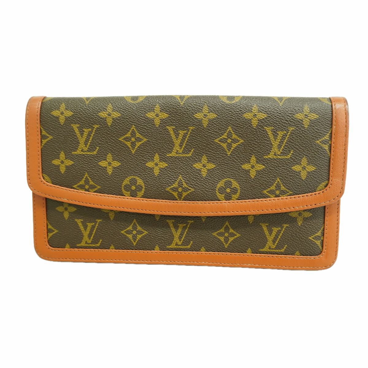 Louis Vuitton Clutch Monogram Pochette Dam PM Brown