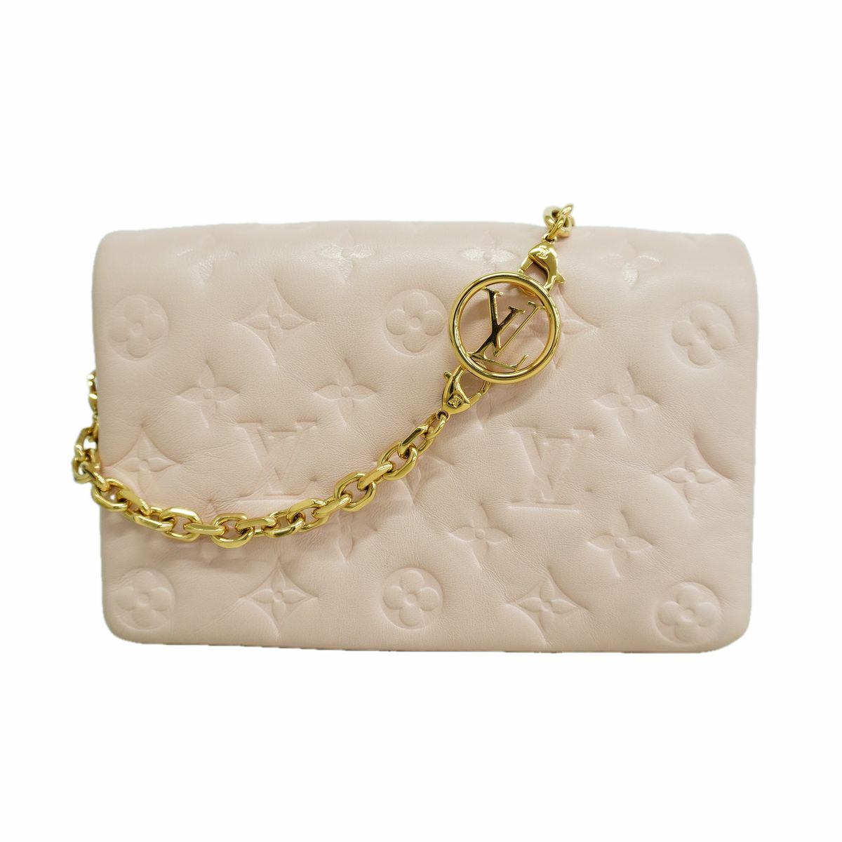 Louis Vuitton Shoulder Bag Monogram Coussin Pochette Rose Confetti