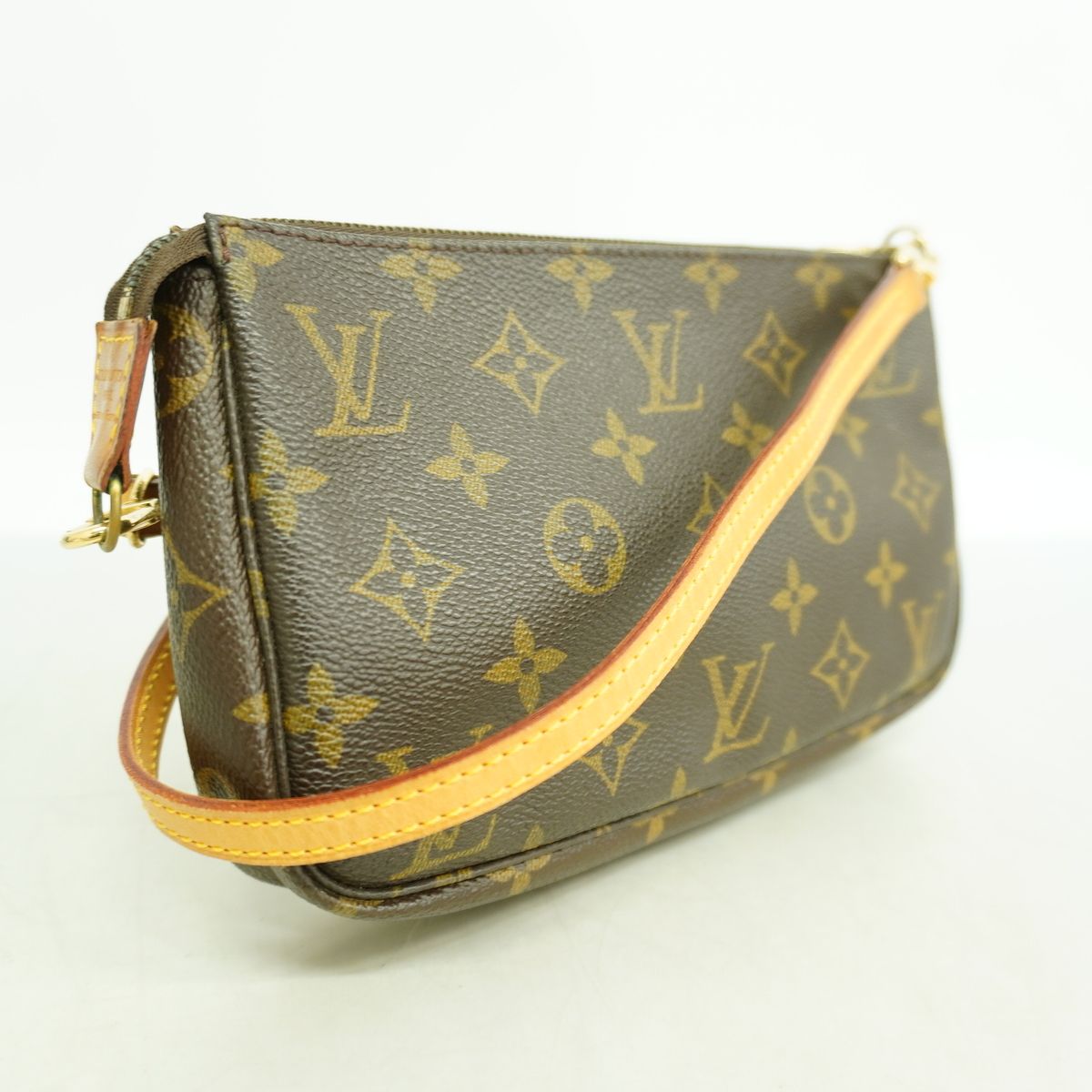 Louis Vuitton Shoulder Bag Monogram Pochette Accessoires Brown — view 2