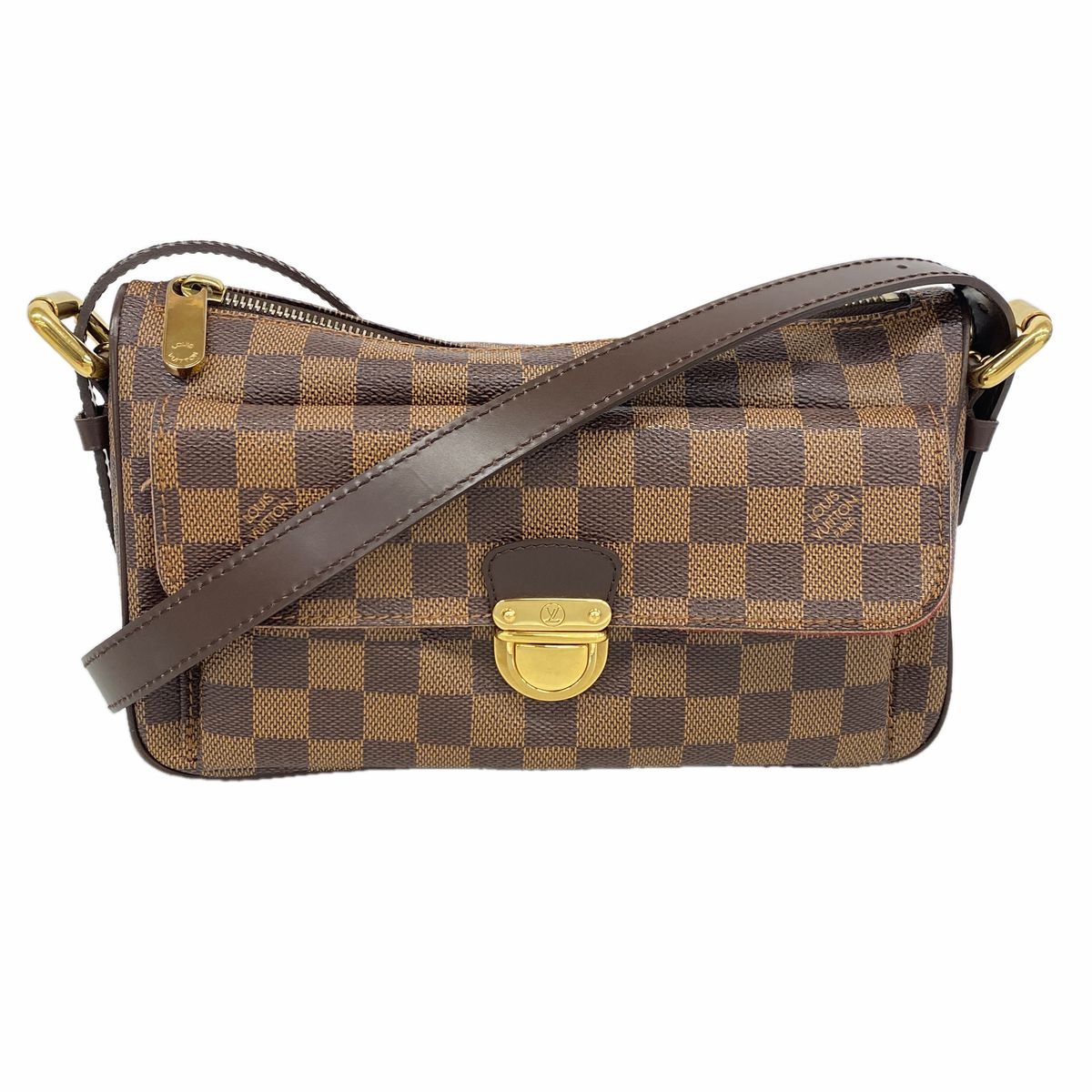 Louis Vuitton Shoulder Bag Damier Ravello GM Ebene
