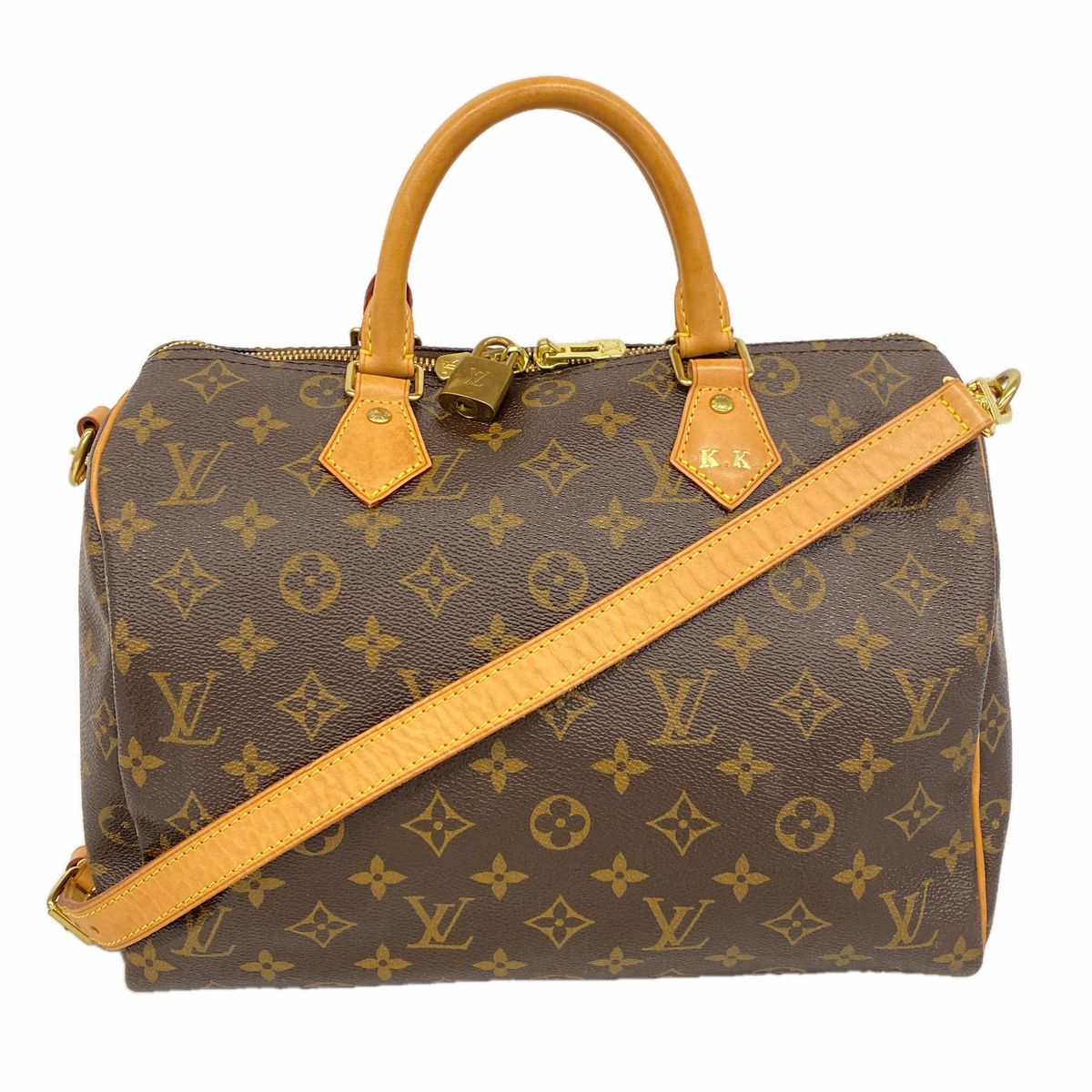 Louis Vuitton Handbag Monogram Speedy Bandouliere 30 Brown 2-Way Bag