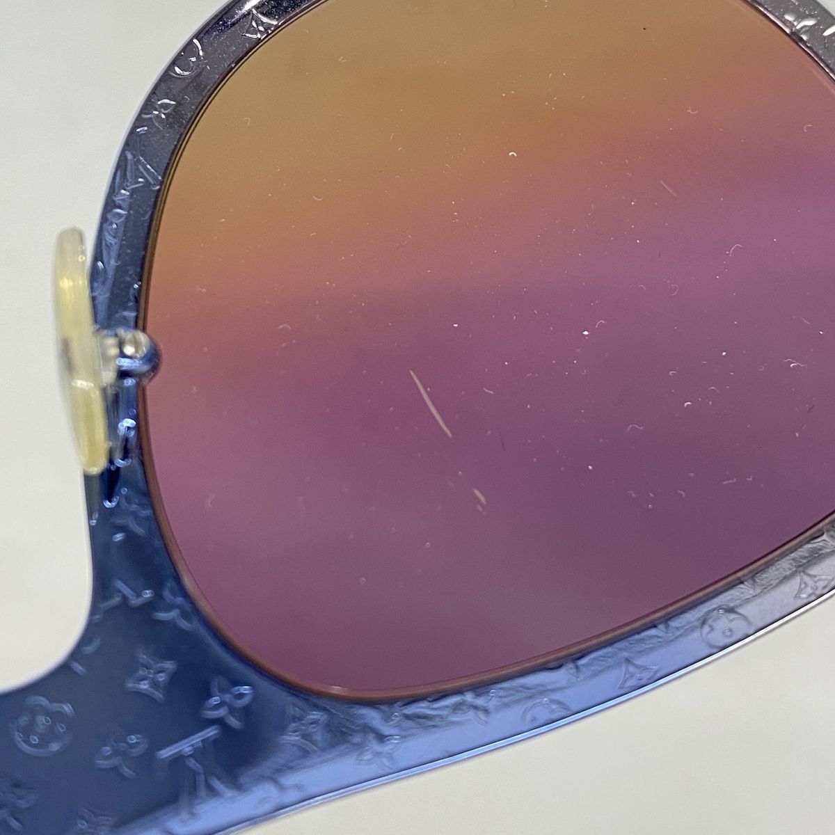 Louis Vuitton Sunglasses Vertigo Pink Blue Silver Eyewear — view 5