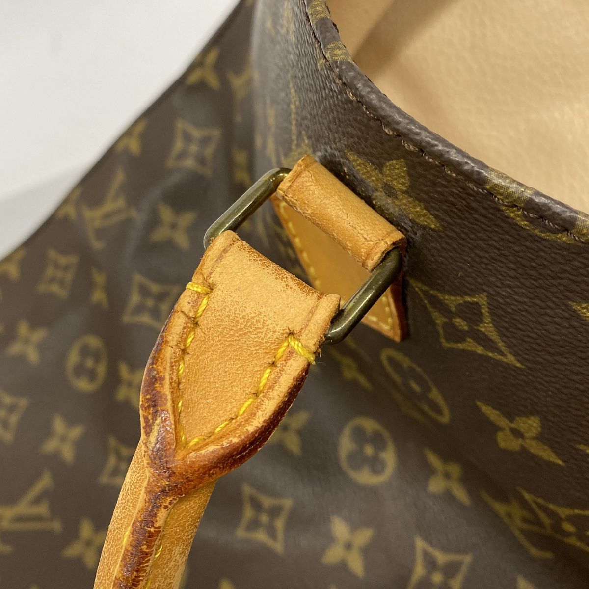 Louis Vuitton Tote Monogram Sac Plat Brown — view 7