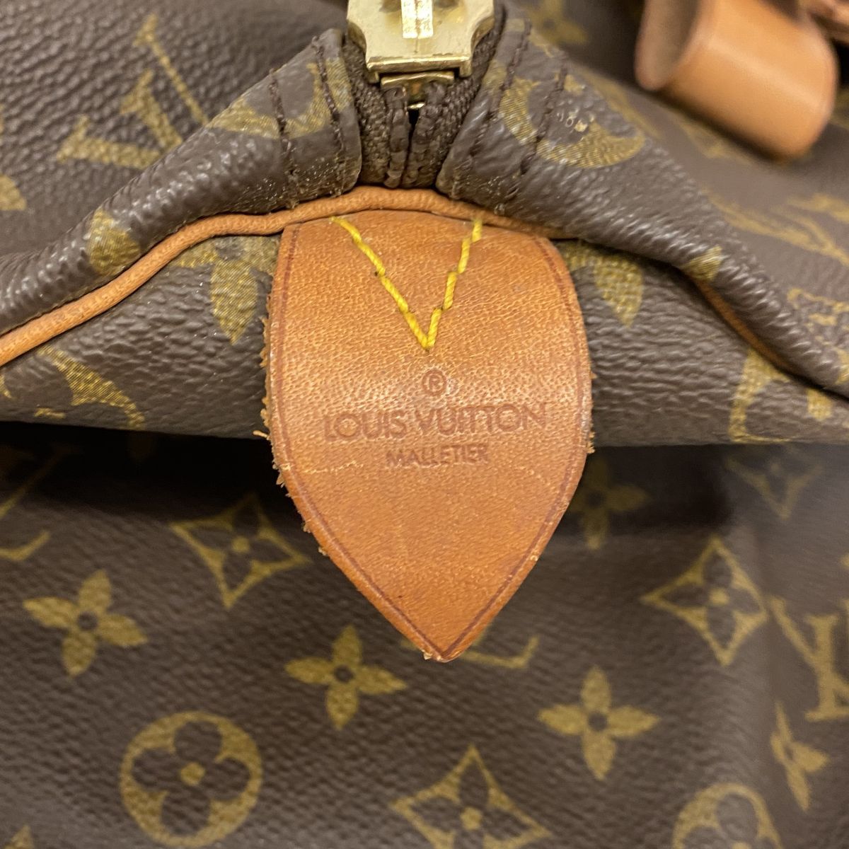 Louis Vuitton Boston Bag Monogram Keepall 50 Brown — view 5
