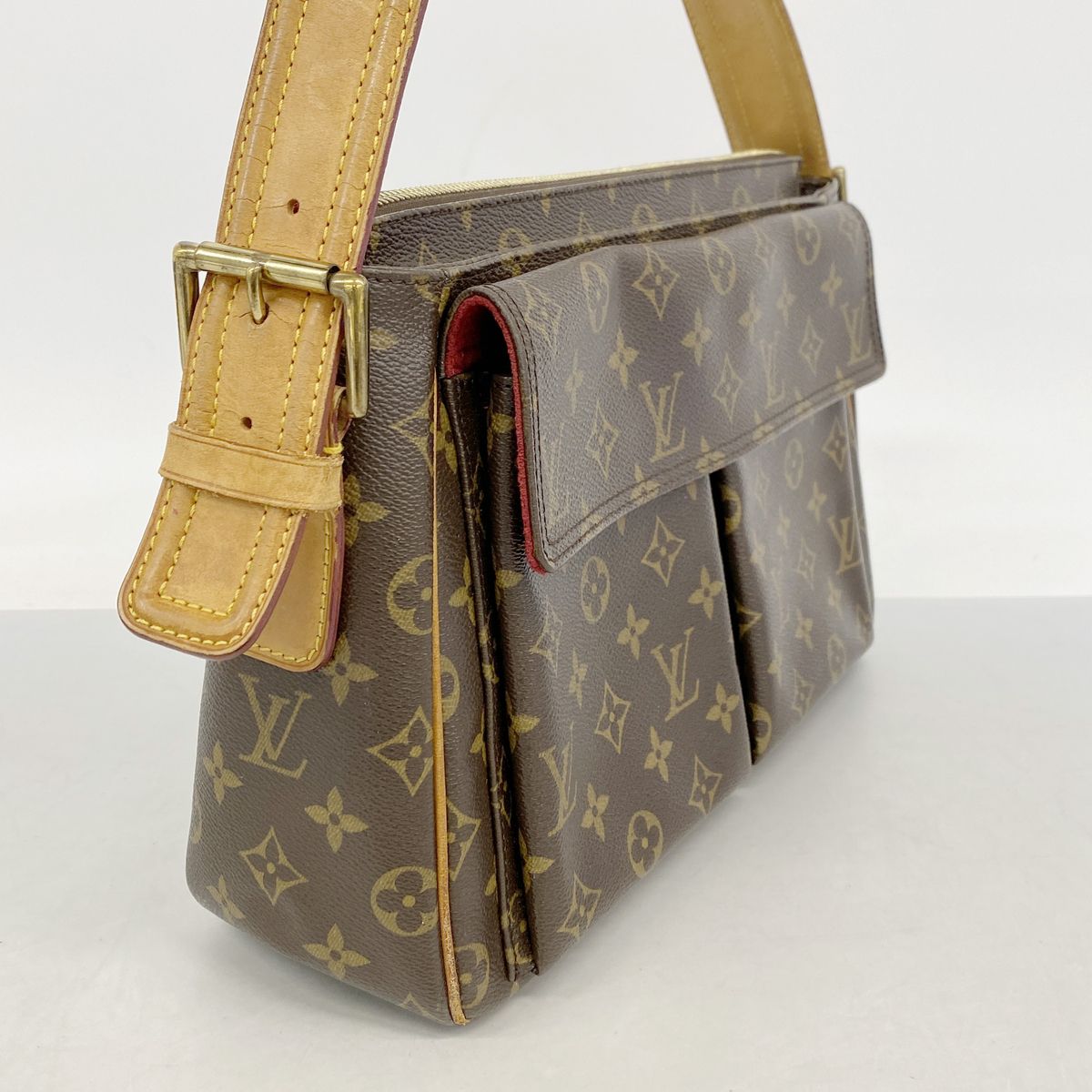 Louis Vuitton Shoulder Bag Monogram Viva-Cite GM Brown — view 2