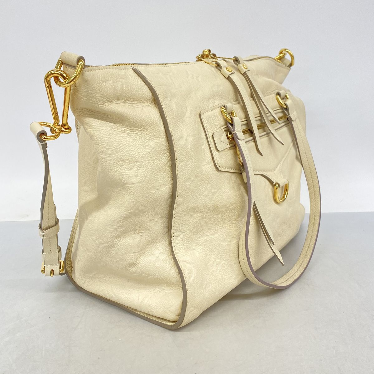Louis Vuitton Tote Monogram Empreinte le Mini les PM Neige 2-Way — view 2
