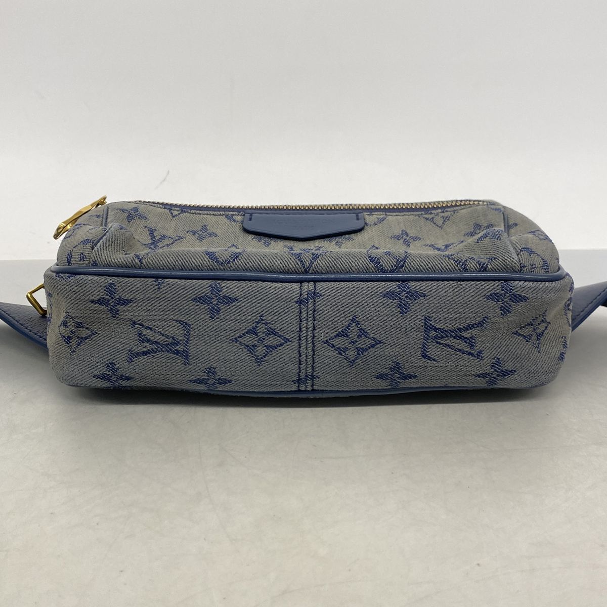 Louis Vuitton Belt Bag Monogram Denim Outdoor Navy — view 3