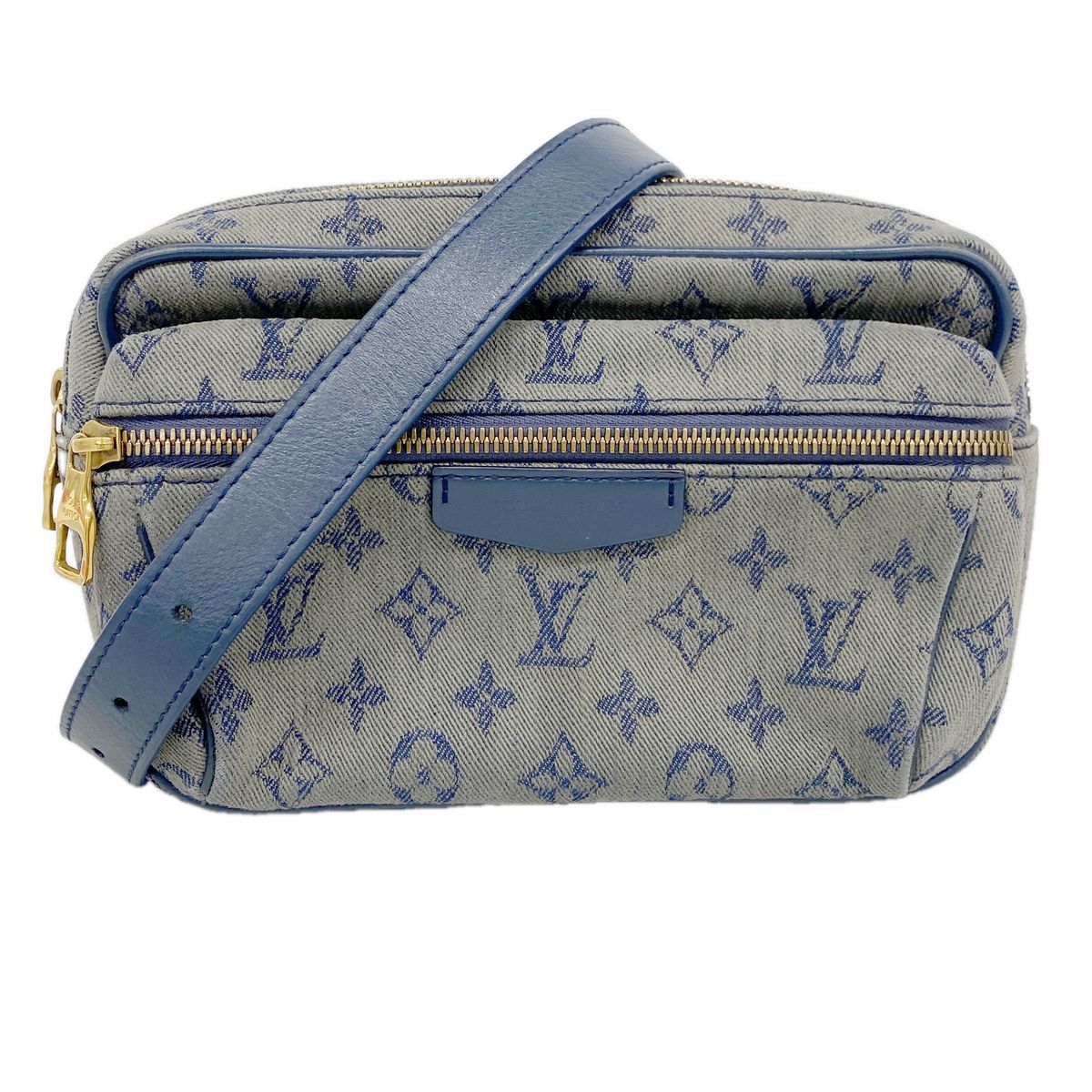 Louis Vuitton Belt Bag Monogram Denim Outdoor Navy