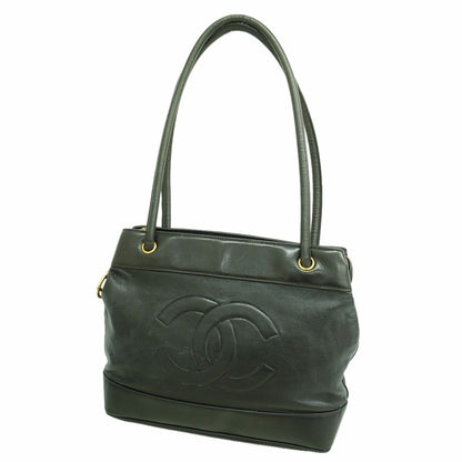 Chanel Tote Lambskin Black Gold