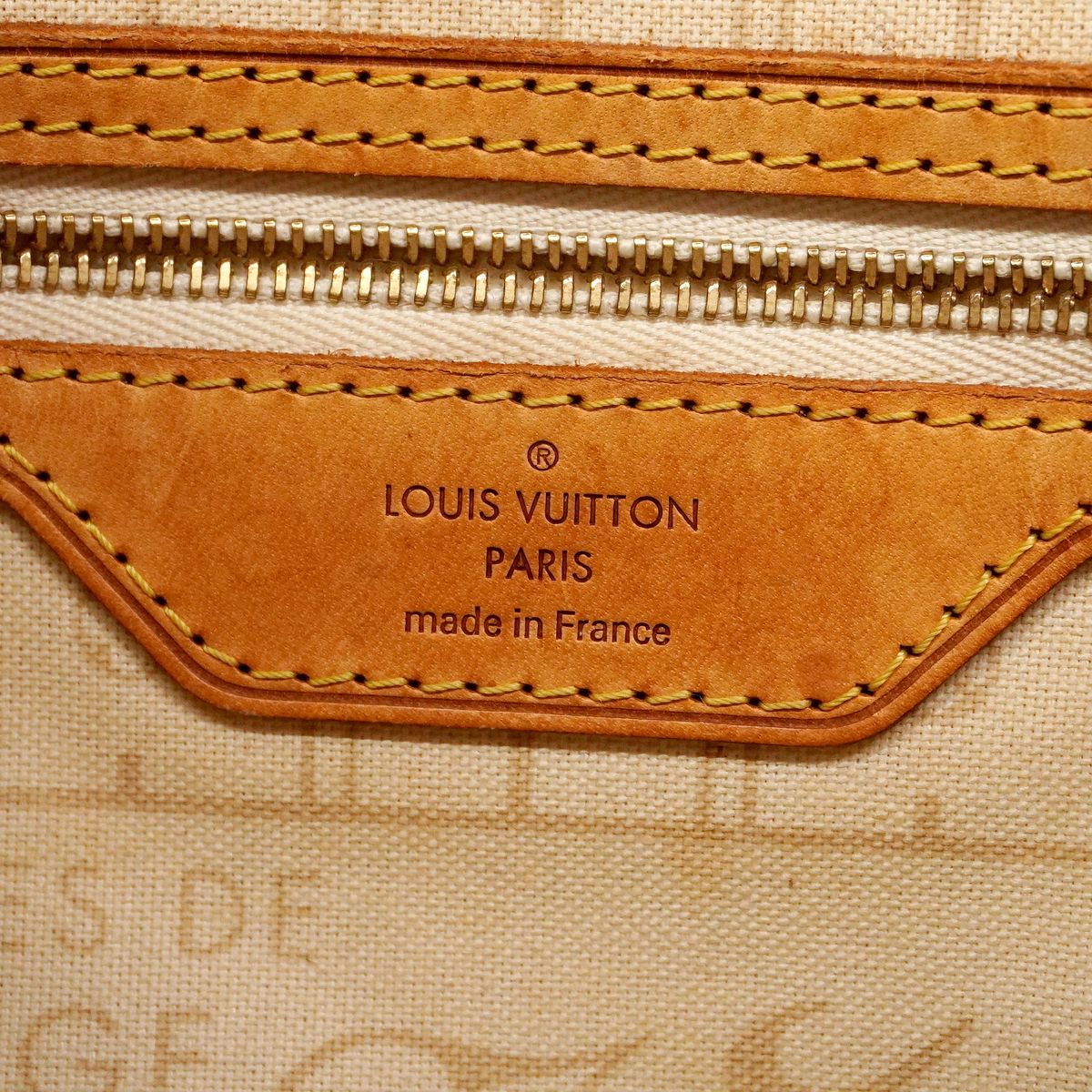 Louis Vuitton Tote Damier Azur Neverfull PM White — view 5