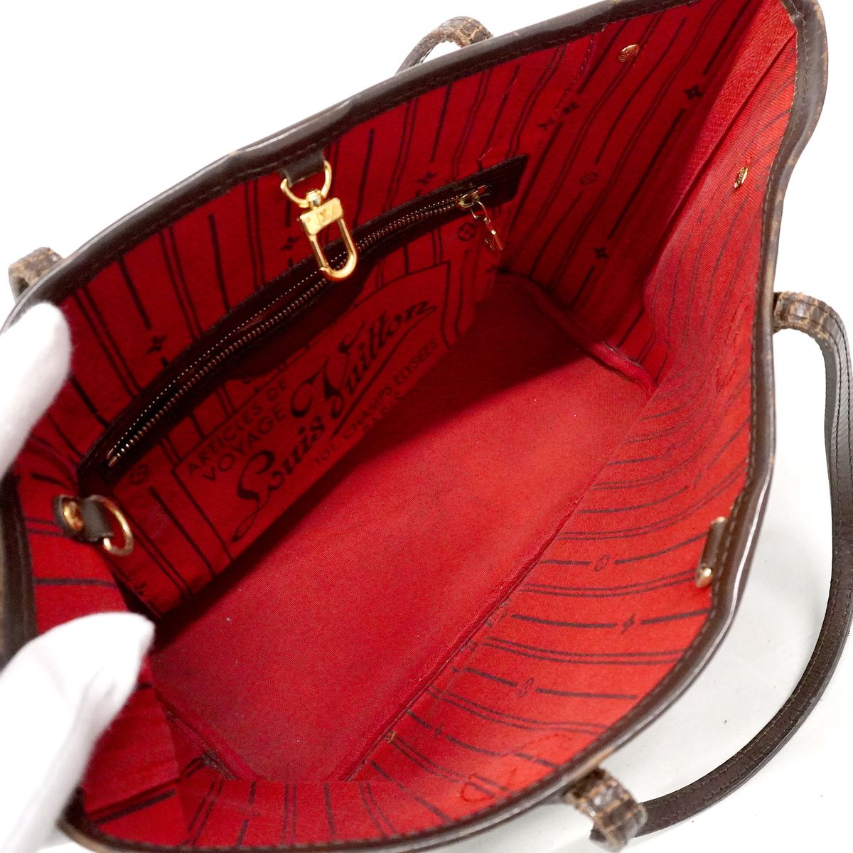 Louis Vuitton Tote Damier Neverfull PM Ebene — view 4