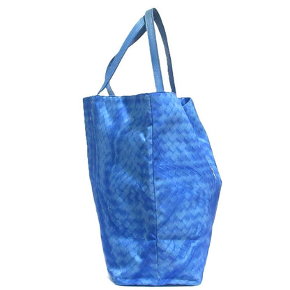 Bottega Veneta Intreccio Illusion Tote Blue — view 3