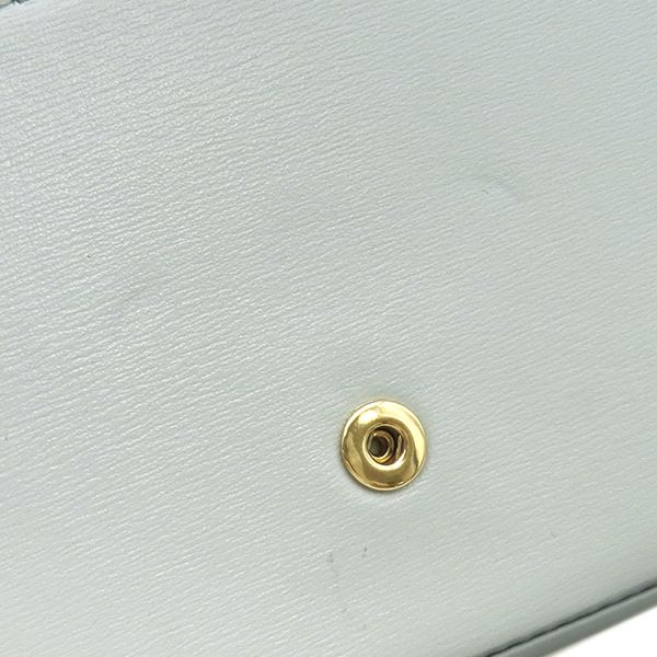 Celine Shoulder Bag Mini Claude Calfskin Ice Blue Gold Taurillon — view 7
