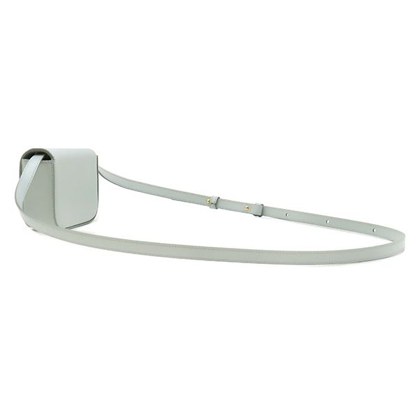 Celine Shoulder Bag Mini Claude Calfskin Ice Blue Gold Taurillon — view 2